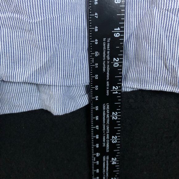 Madewell Womens Shirt Blue White Veranda Bell Sleeve Button Down XS - Picture 9 of 12